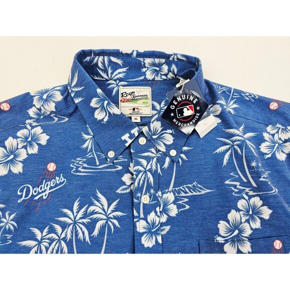 Reyn Spooner Size XL Mens MLB Genuine Merchandise Los Angeles Dodgers Shirt NWT - Picture 5 of 15